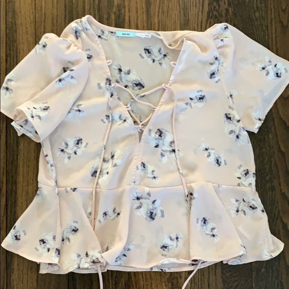 Urban outfitters light pink summer top